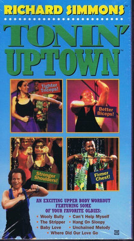 Richard Simmons Tonin Uptown VINTAGE SEALED VHS Cassette  