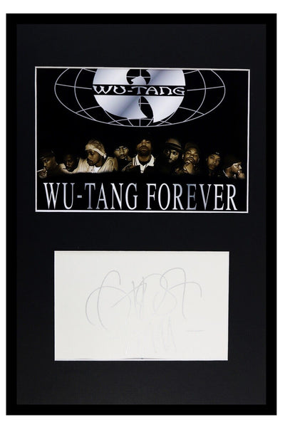 Ghostface Killa Signed Framed 12x18 Photo Display AW Wu Tang Clan