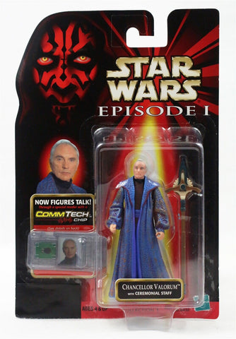 VINTAGE SEALED 1998 Star Wars Episode I Chancellor Valorum Action Figure