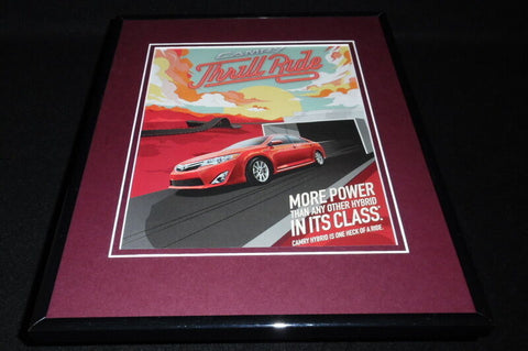 2013 Toyota Camry Framed 11x14 ORIGINAL Vintage Advertisement