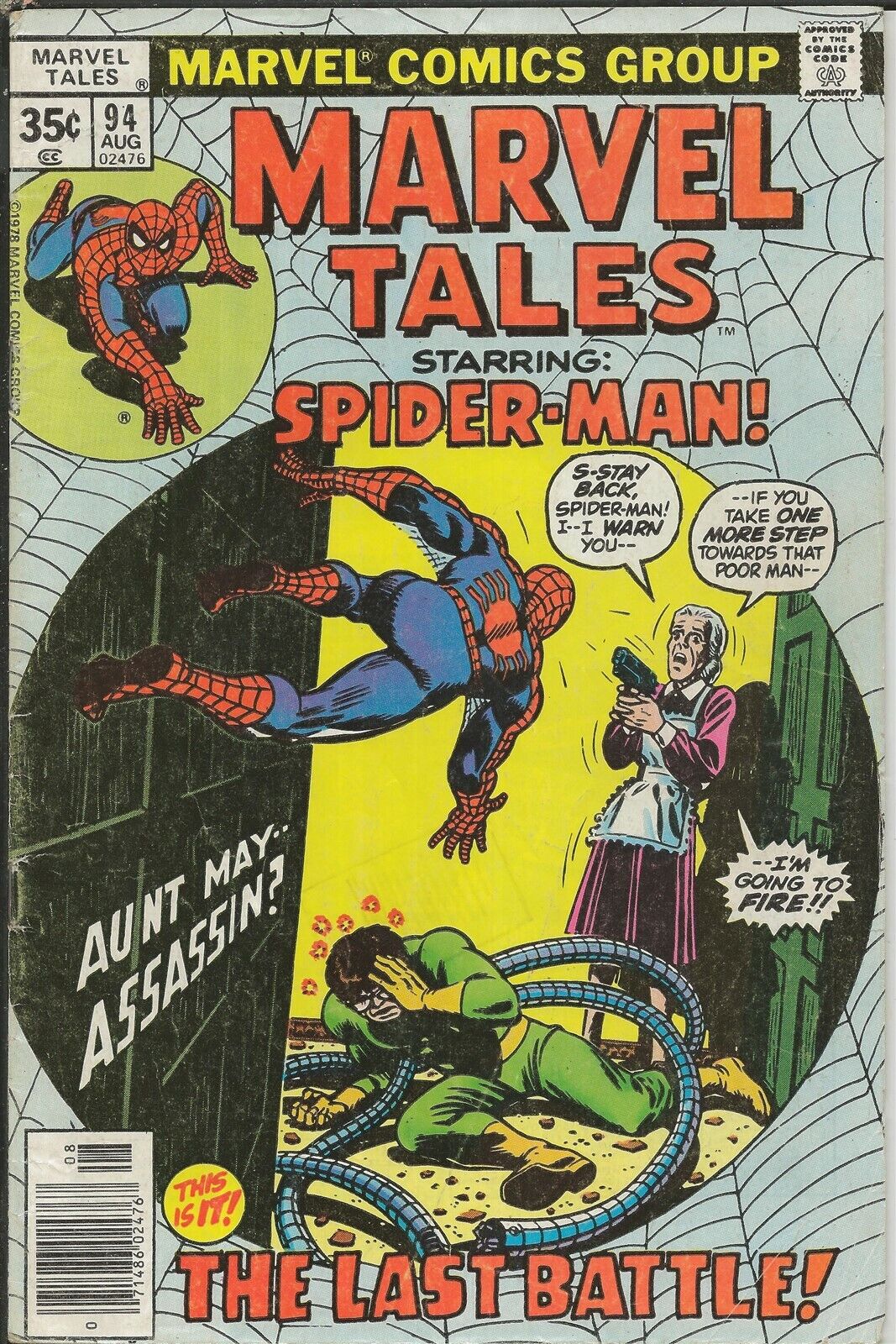 Marvel Tales #94 VINTAGE 1978 Marvel Comics Reprints Amazing Spider-Man 115