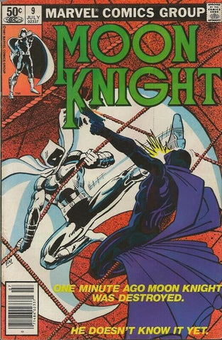 Moon Knight #9 ORIGINAL Vintage 1981 Marvel Comics 