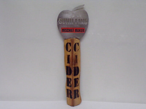 ORIGINAL Vintage Schilling Mischief Maker Cider Beer Tap Handle