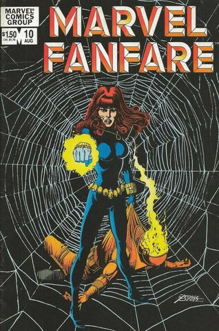 Marvel Fanfare #10 ORIGINAL Vintage 1983 Marvel Comics Black Widow