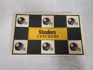 VINTAGE 1993 Pittsburgh Steelers Dallas Cowboys Checkers Set