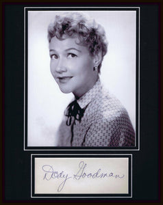 Dody Goodman Signed Framed 11x14 Photo Display JSA Grease