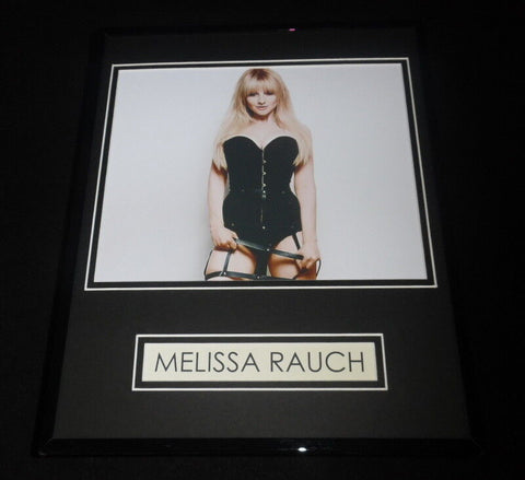 Melissa Rauch Framed 11x14 LIngerie Photo Display Big Bang Theory