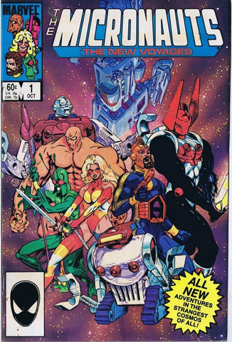 Micronauts The New Voyages #1 ORIGINAL Vintage 1984 Marvel Comics 