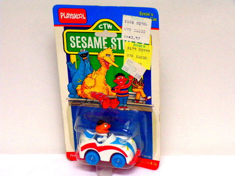 VINTAGE SEALED 1987 Playskool Sesame Street Ernie Sports Car