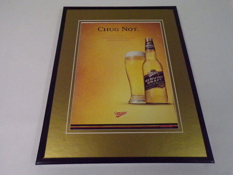 2006 Miller Genuine Draft MGD Beer Framed 11x14 ORIGINAL Vintage Advertisement