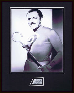 John Astin Riddler Batman Signed Framed 11x14 Photo Display 