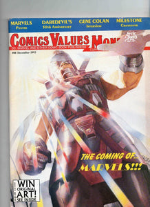 VINTAGE 1993 Comic Values Monthly #88 Alex Ross Marvels