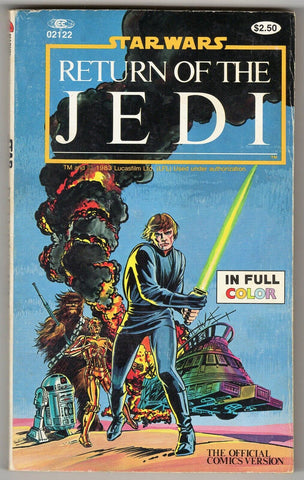 VINTAGE 1983 Marvel Star Wars Return of the Jedi Paperback Book 1st Edition