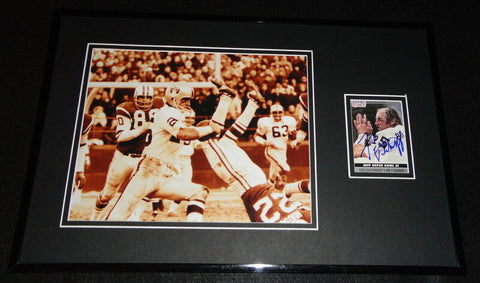 Fred Biletnikoff Signed Framed 11x17 Photo Display Raiders Florida State FSU