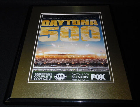 2015 Daytona 500 on Fox Framed 11x14 ORIGINAL Advertisement