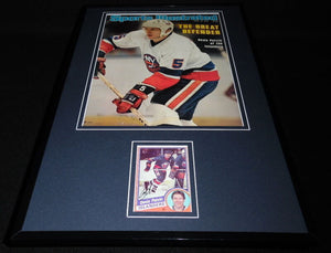 Denis Potvin Signed Framed 1979 Sports Illustrated Magazine Display Islanders