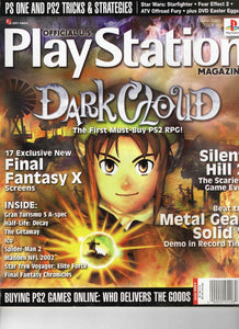 June 2001 Playstation Magazine Dark Cloud Final Fantasy X Silent Hill