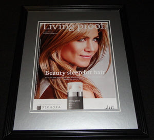 Jennifer Aniston 2015 Sephora Living Proof Framed 11x14 ORIGINAL Advertisement