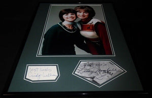 Laverne & Shirley Cast Signed Framed 16x20 Photo Display JSA Williams & Marshall