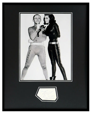 Lee Meriwether Signed Framed 16x20 Photo Display RR LOA Batman Catwoman Riddler