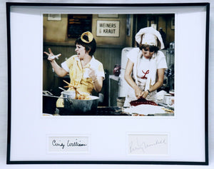 Laverne & Shirley Cast Signed Framed 16x20 Photo Display Williams & Marshall