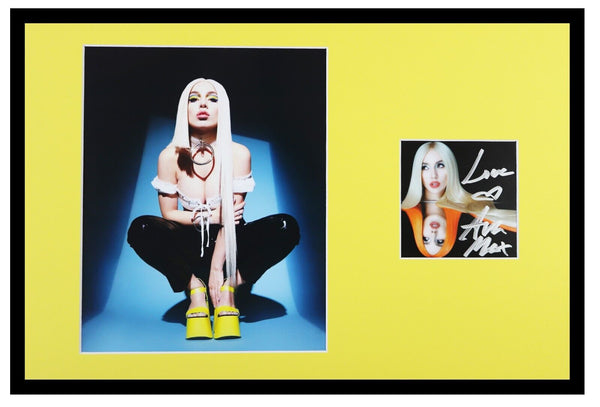 Ava Max Signed Framed 12x18 Photo Display