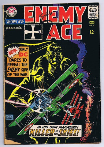 Showcase #57 ORIGINAL Vintage 1965 DC Comics Enemy Ace Joe Kubert