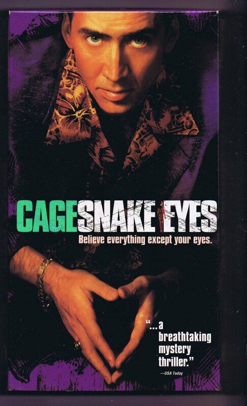 Snake Eyes (1998) VINTAGE VHS Cassette 