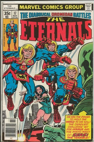 Eternals #17 ORIGINAL Vintage 1977 Marvel Comics 