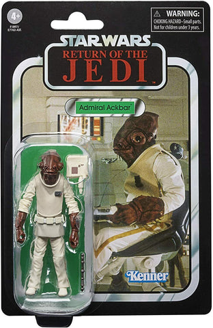 NEW SEALED 2021 Star Wars Return of Jedi Vintage Admiral Ackbar Action Figure