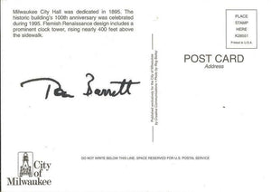 Tom Barrett Mayor of Milwaukee Signed Postcard