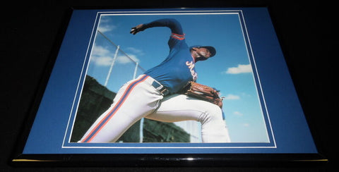 Dwight Gooden Dr K 1985 NY Mets Framed 11x14 Photo Display 