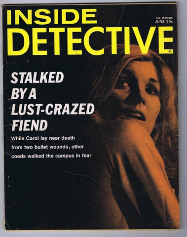 ORIGINAL Vintage June 1970 Inside Detective Magazine GGA