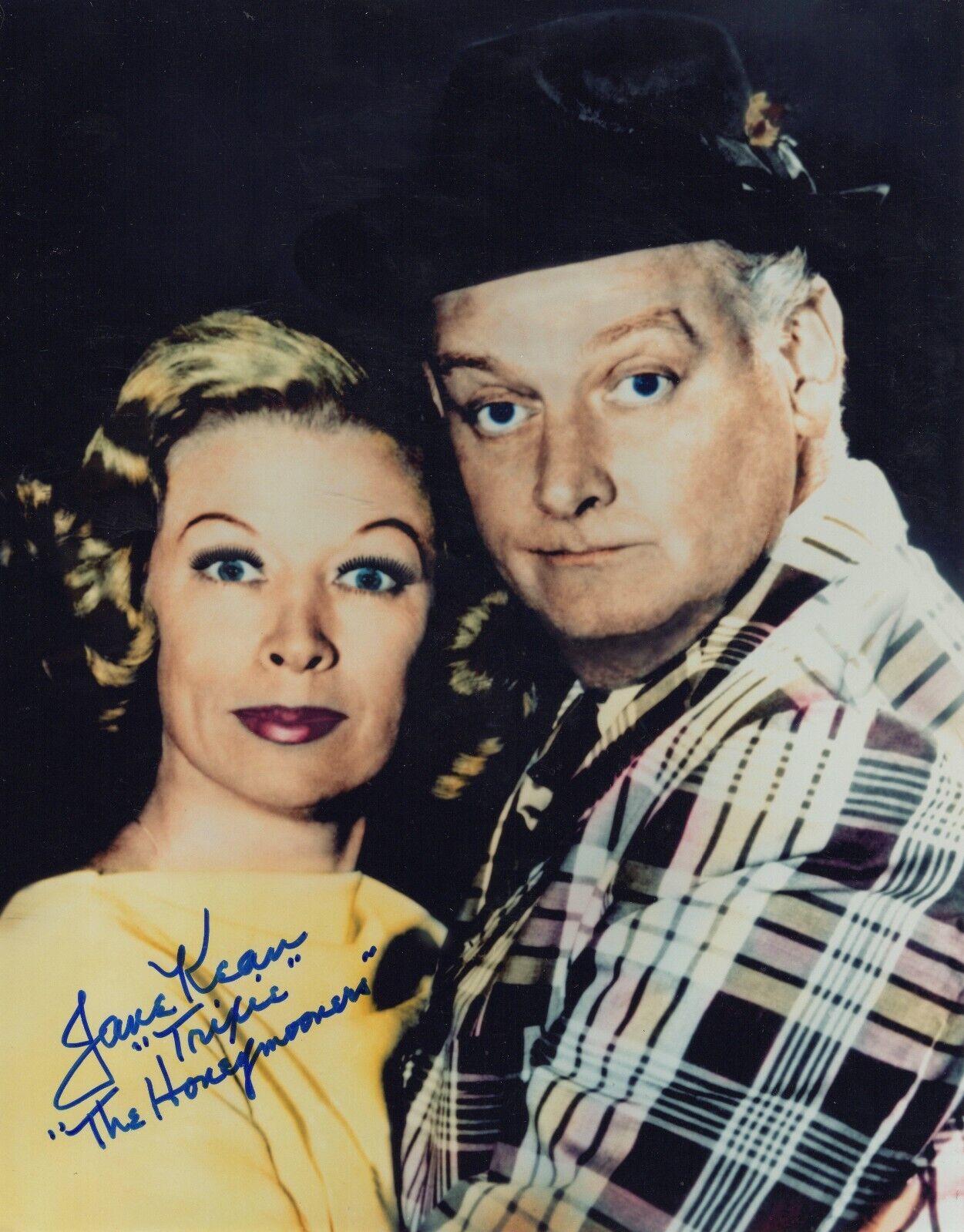 Jane Kean Signed 8x10 Photo The Honeymooners Trixie Inscription