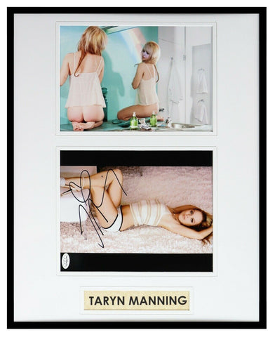 Taryn Manning Signed Framed 16x20 Photo Display JSA Orange Is the New Black