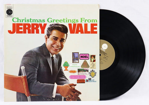 VINTAGE Christmas Greetings From Jerry Vale LP Vinyl Record Album 10164