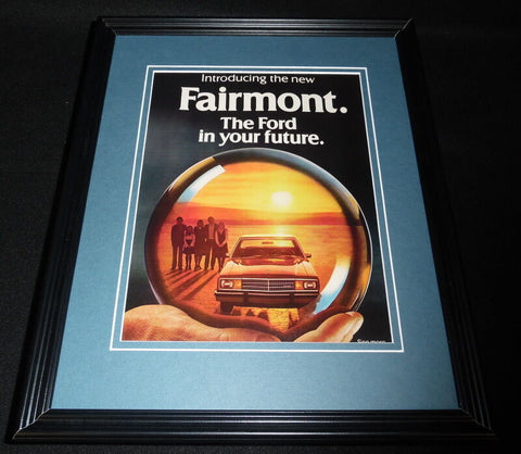 1977 Ford Fairmont Framed 11x14 ORIGINAL Vintage Advertisement