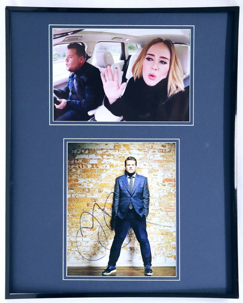 James Corden Signed Framed 16x20 Photo Display AW Carpool Karaoke w/ Adele