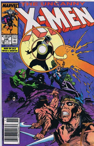 X Men #249 ORIGINAL Vintage 1989 Marvel Comics 1st App Whiteout