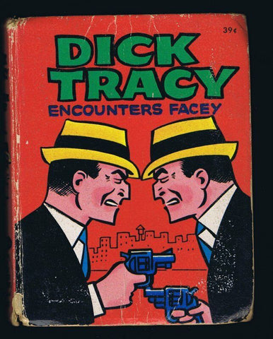 Dick Tracy Encounters Facey ORIGINAL Vintage 1967 Whitman Big Little Book  