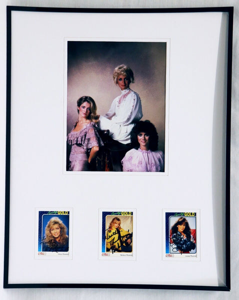 Mandrell Sisters Group Signed Framed 16x20 Photo Display