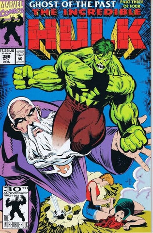 Incredible Hulk #399 ORIGINAL Vintage 1992 Marvel Comics 