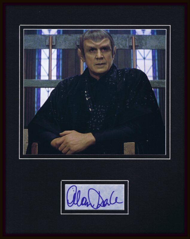 Alan Dale Signed Framed 11x14 Photo Display Star Trek