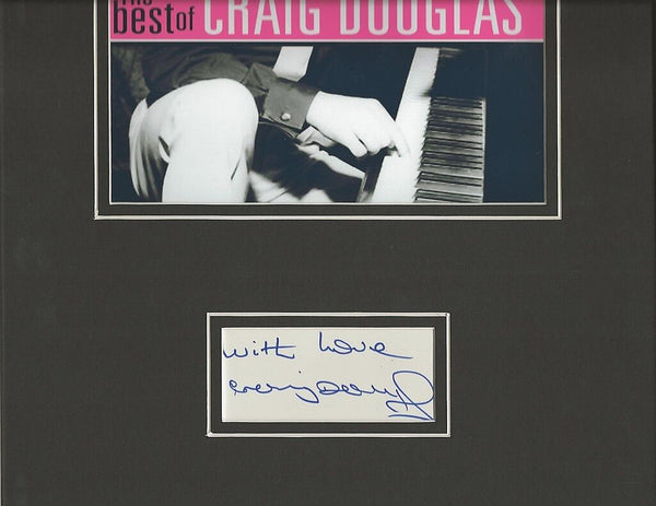 Craig Douglas Signed Framed 11x14 Photo Display