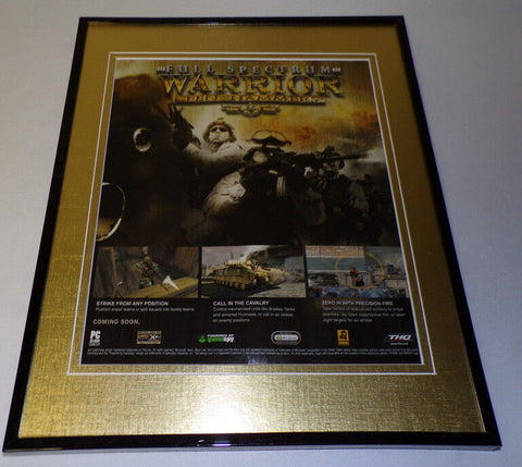 Full Spectrum Warrior Ten Hammers 2006 Framed 11x14 ORIGINAL Advertisement