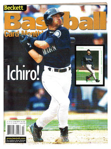 July 2001 Beckett Baseball Magazine #196 Ichiro Suzuki