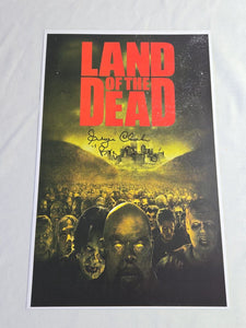 Eugene Clark Signed 11x17 Land of the Dead Poster SCC Big Daddy Inscription