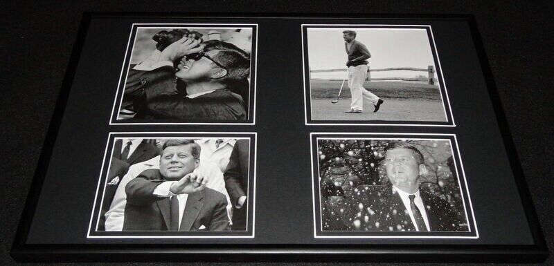 President John F Kennedy JFK  Framed 12x18 Photo Collage D