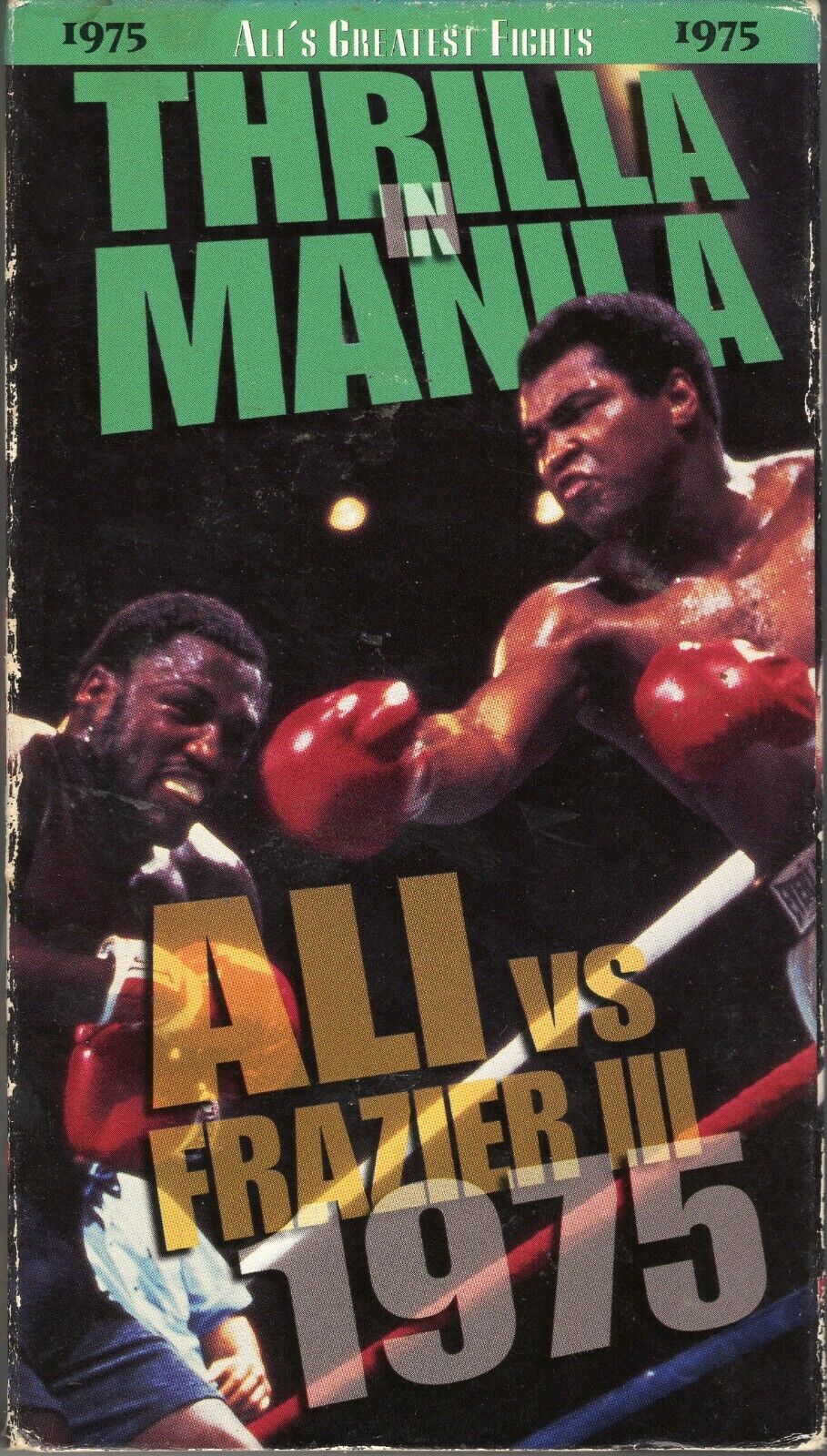 Thrilla in Manila Ali Frazier III 1975 VINTAGE VHS Cassette