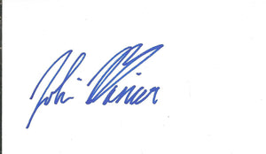 Jolie Vanier Signed 3x5 Index Card Hello, My Name is Abigail